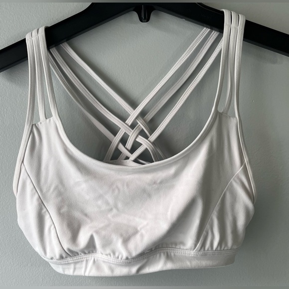 Athleta womens XS white sport bra and purple geometric Capri leggings bundle set - Picture 9 of 16